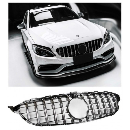 CALANDRE 63 AMG GT PANAMERICANA POUR MERCEDES CLASSE C W205 CALANDRE 63 AMG GT PANAMERICANA POUR MERCEDES CLASSE C W205