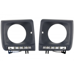 Cornici fari + luci LED integrate Mercedes Classe G W463