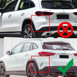 AEROPAKET HINTEN FÜR MERCEDES GLA H247