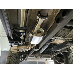 Auspuff mit Klappen für Mercedes G-Klasse 
