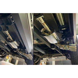 Uitlaat met kleppen voor Mercedes G-Klasse 