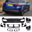 Diffuseur look 53 AMG black pour GLE W167 - 1