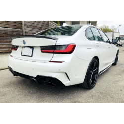 Diffusor Optik M340i Schwarz für BMW 3er G20 G28 G21 - 2