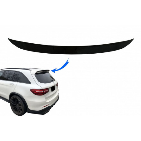 Spoiler Noir brillant pour GLC X253 SUV - 1 Spoiler Noir brillant pour GLC X253 SUV - 1