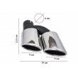 Diffuseur pour Audi A6 Berline look S6 Diffuseur pour Audi A6 Berline look S6