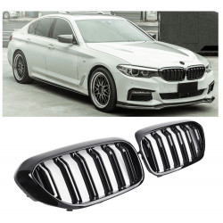 Dubbele strip grille voor Bmw 5 Serie G30 G31