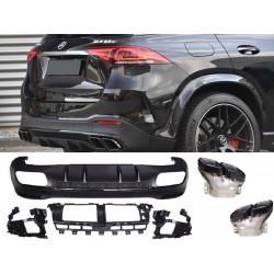 Diffuseur look 63 AMG Black pour GLE W167