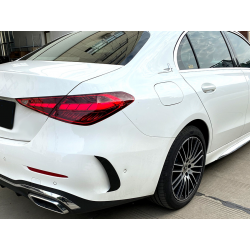 Pack Aero Trasero AMG Look Negro para Mercedes Clase C W206 - Accesorios de Estilo | SrbAuto