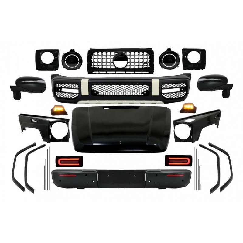 Facelift conversion kit for Mercedes G-Class W463 to W464