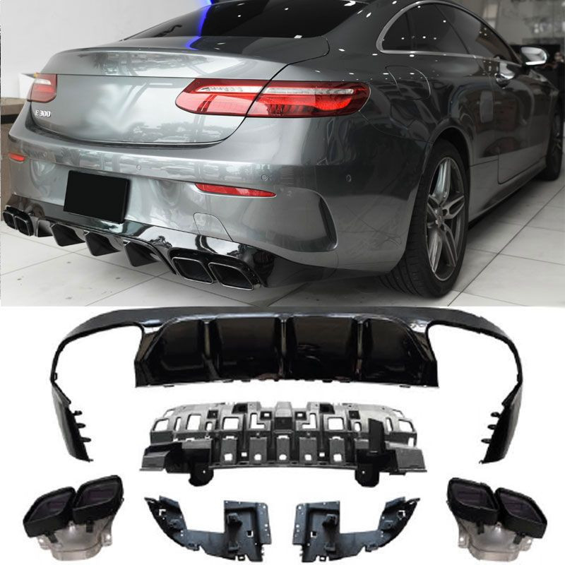 PACK DIFFUSER BLACK LOOK AMG E63 PARA MERCEDES CLASSE E C238