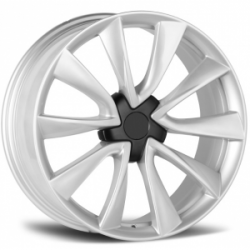 4 rodas de prata de 19 polegadas para Tesla Modelo 3