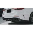 CHROME DIFFUSER LOOK C43 AMG FOR MERCEDES C-CLASS W206
