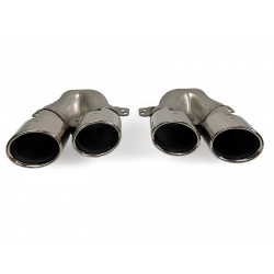CHROME DIFFUSER LOOK C43 AMG FOR MERCEDES C-CLASS W206