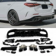 DIFFUSEUR BLACK LOOK C43 AMG POUR MERCEDES CLASSE C W206