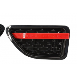 Pack Calandre Noir Rouge pour Range Rover Sport 2005-2009 Look Autobiography